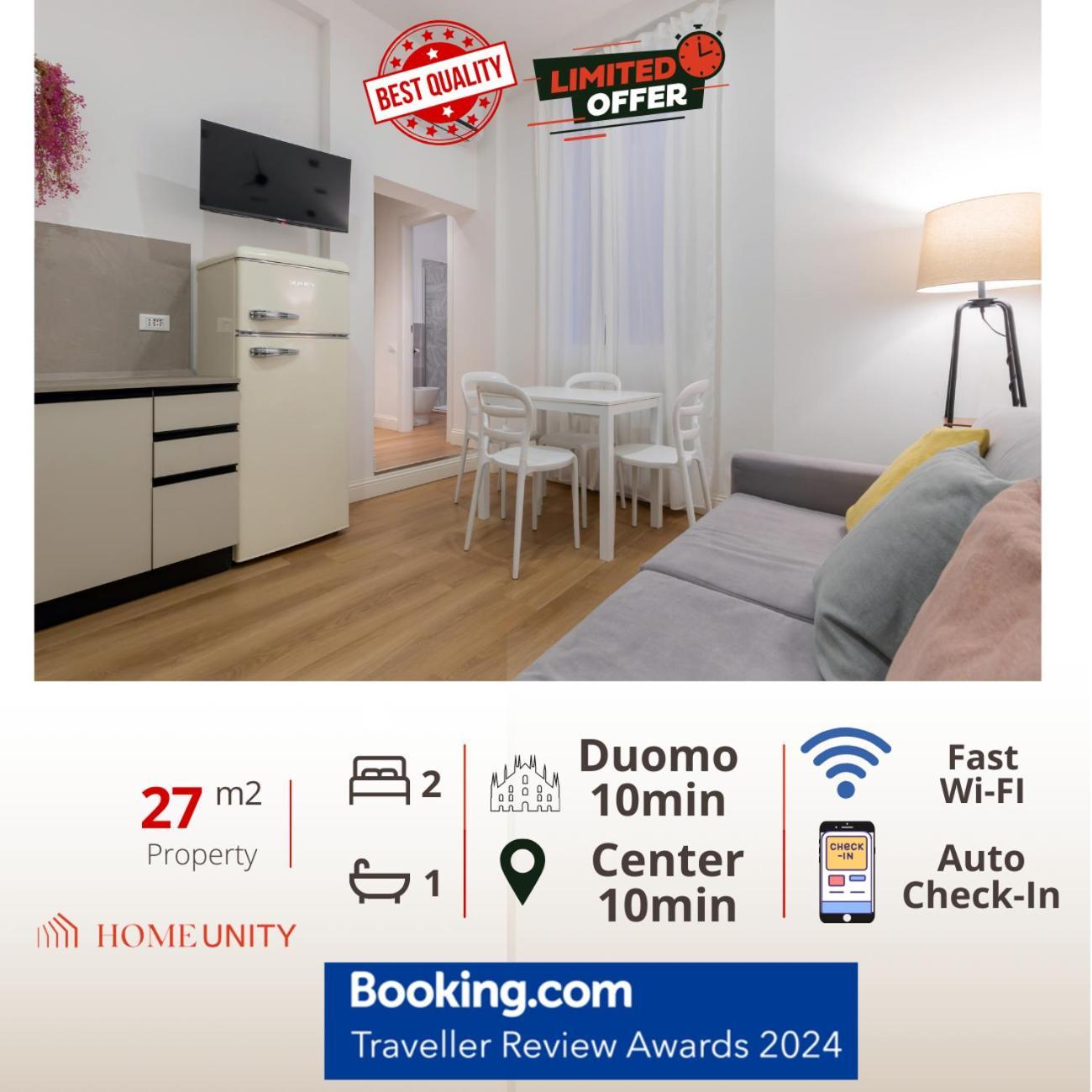 Nuovo Intimo Apt A 10Min Dal Duomo - Homeunity Милано Екстериор снимка